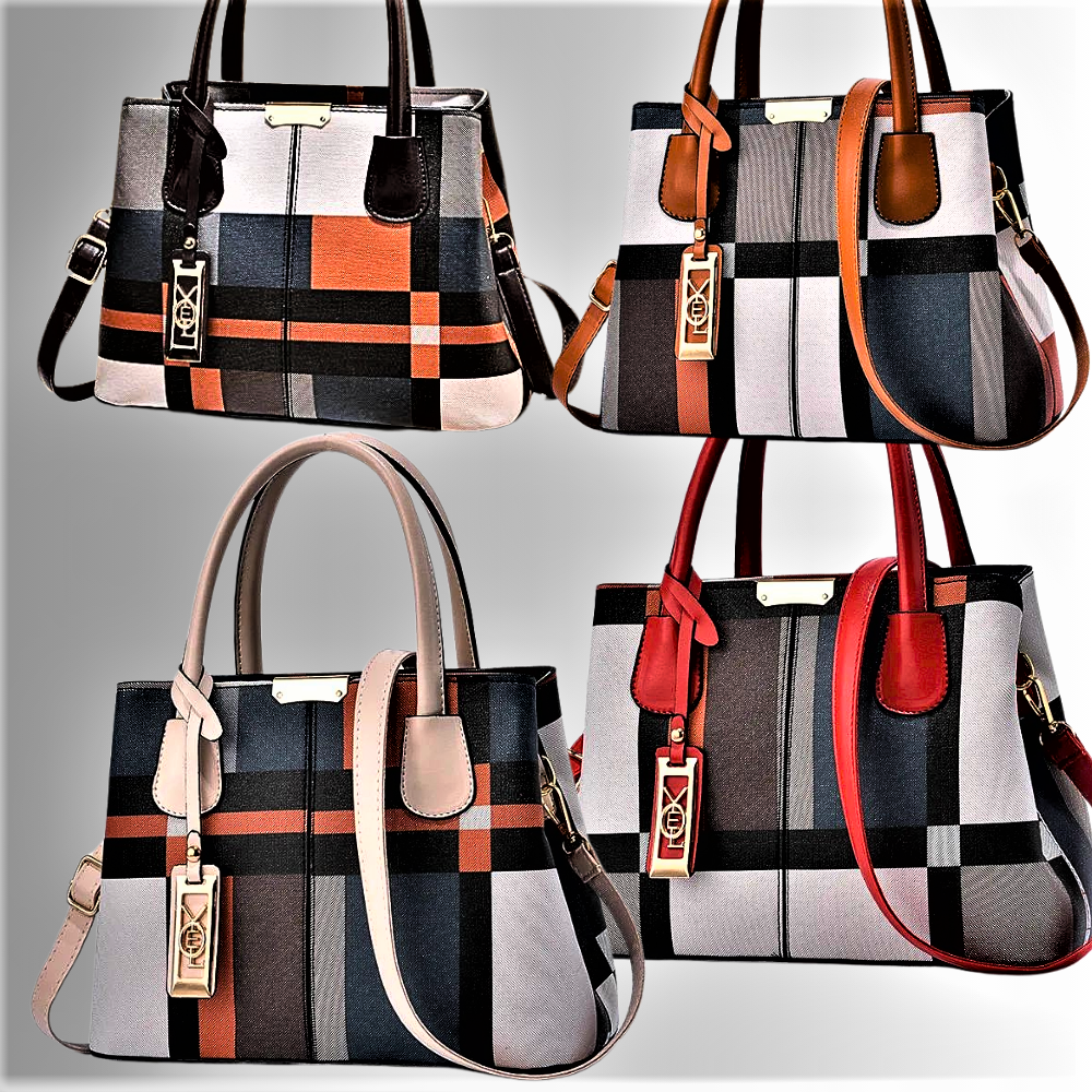 Bolso de moda de tela multicolor La originalidad se une a la modernidad