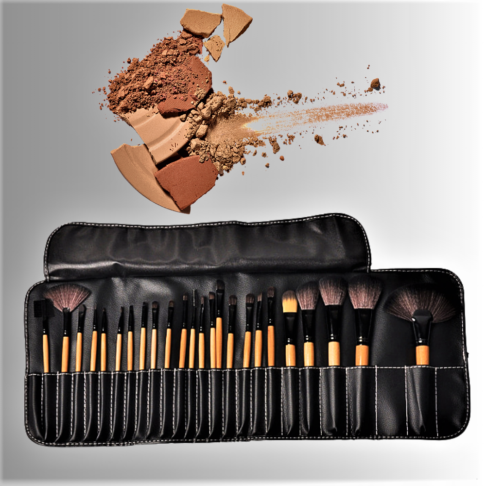 Professional Set of 24 Makeup Brushes
