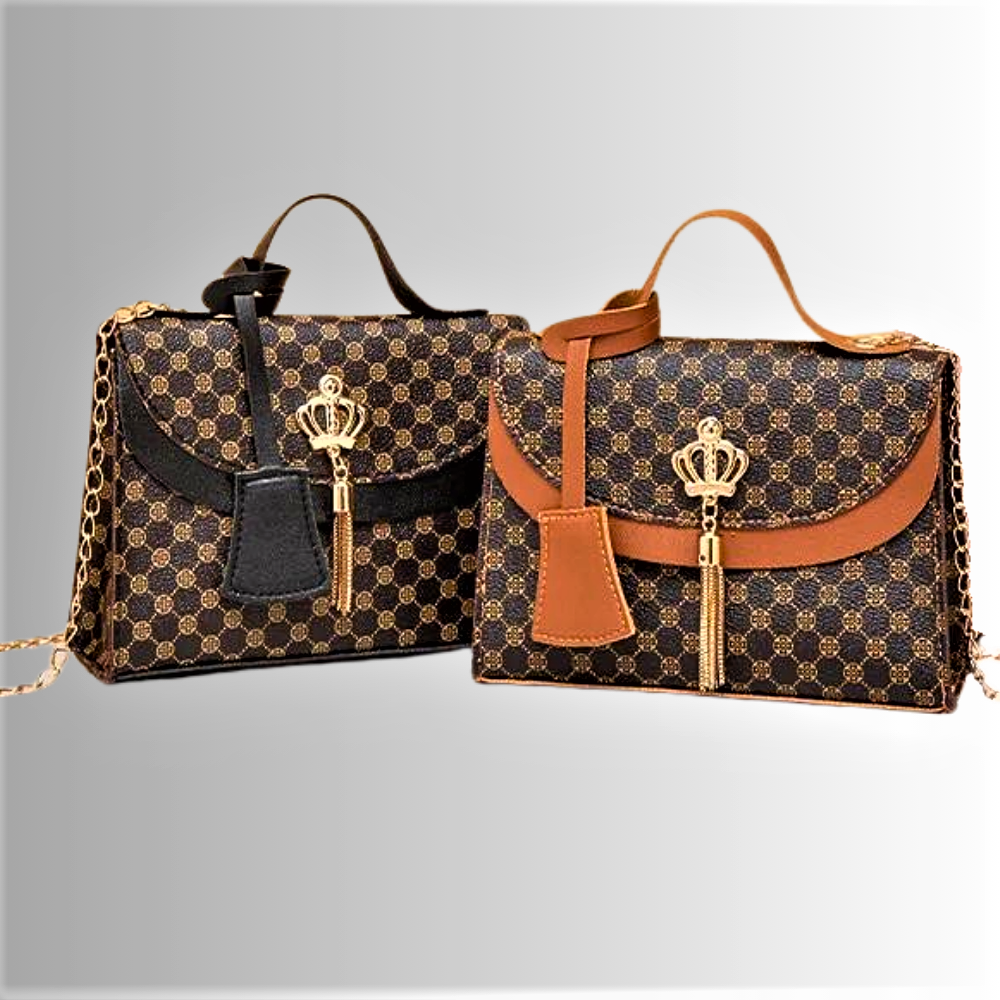 Bolso con Color en Contraste y Borlas Elegancia y Diseño Único
