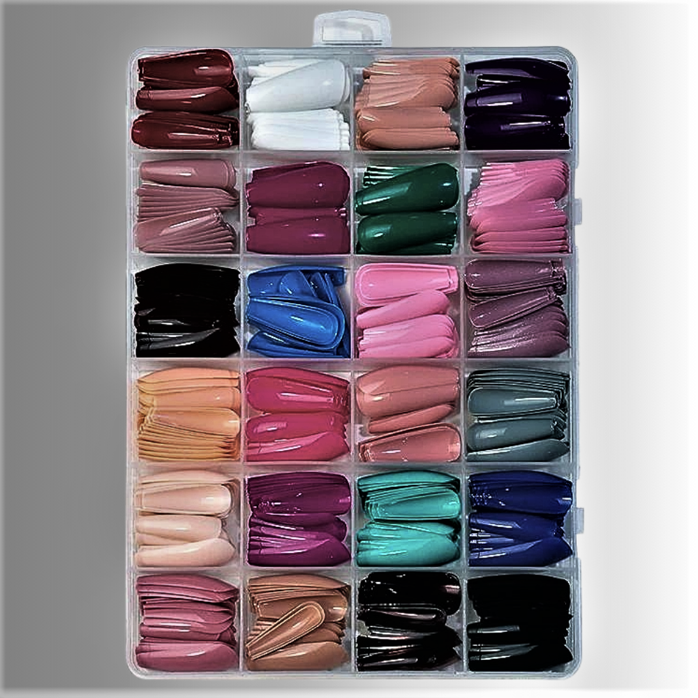Juego de 576 colores acrílicos profesionales para uñas