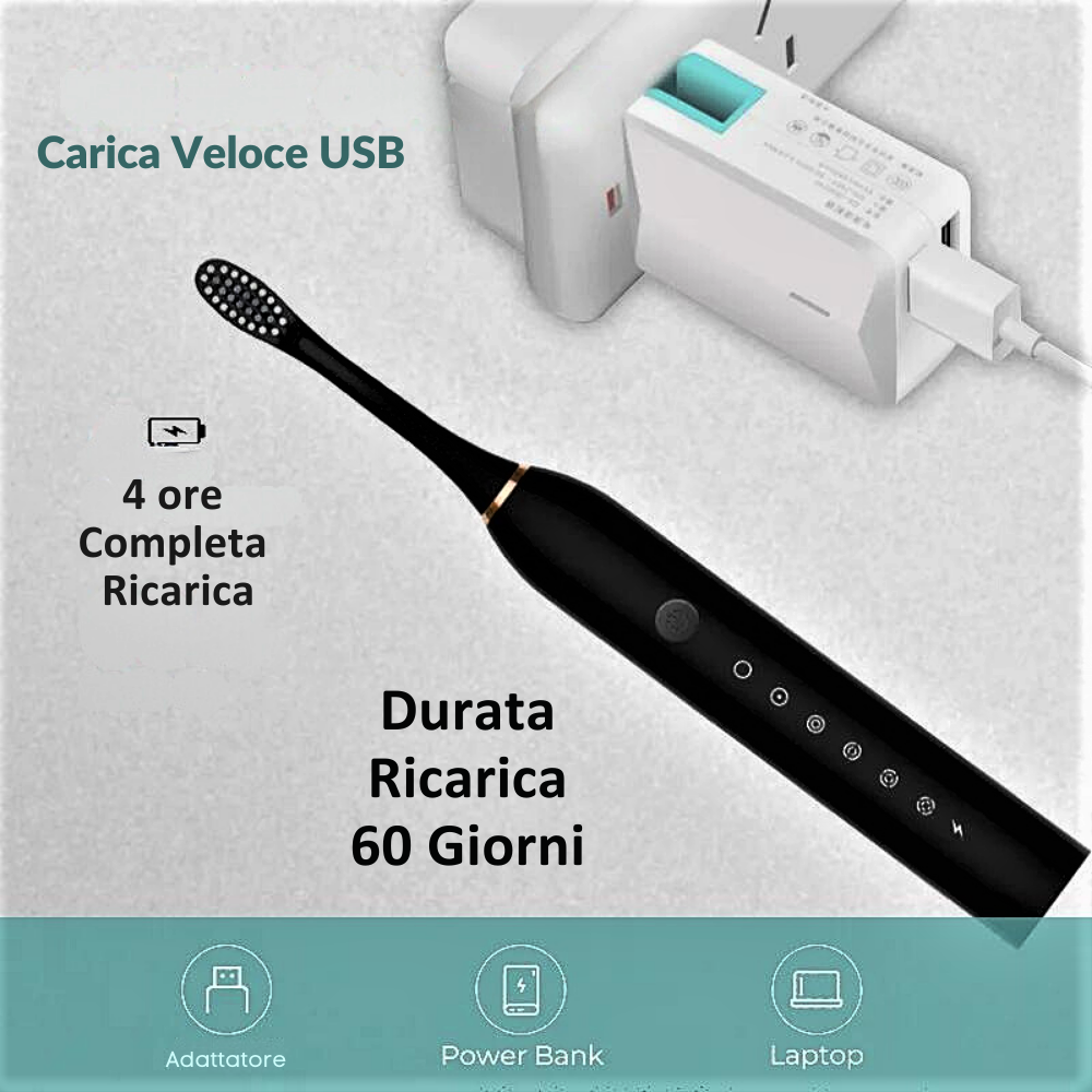 Cepillo de dientes eléctrico sónico ¡La solución innovadora para una sonrisa perfecta!
