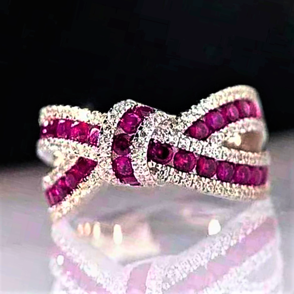 Fascia "Nastro Infuocato": Eleganza Scintillante e Passione