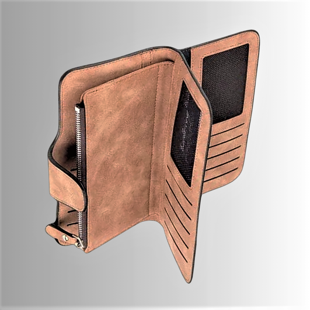 Stylish and Functional Suede Wallet