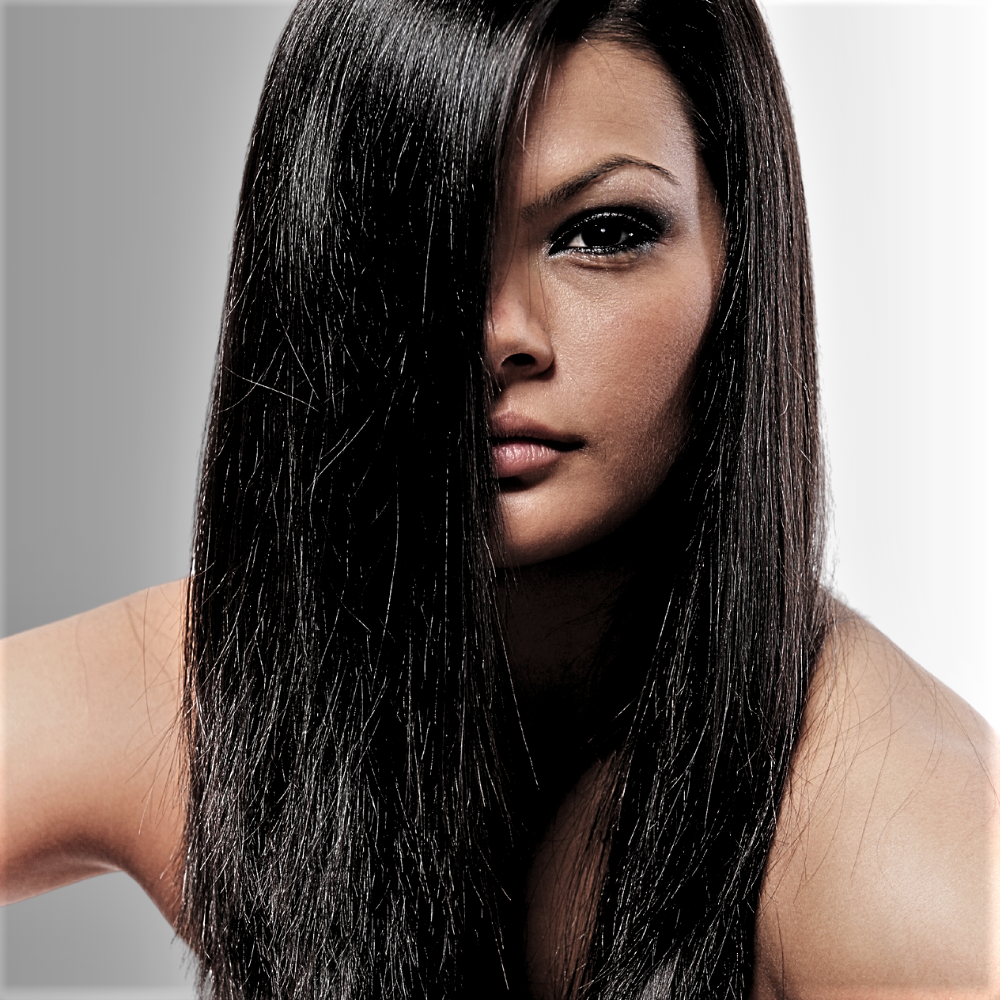 Extension di Capelli Neri Veri