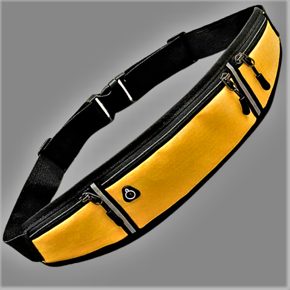 Sports Bum Bag with Fluorescent Stripes Safety and Visibility