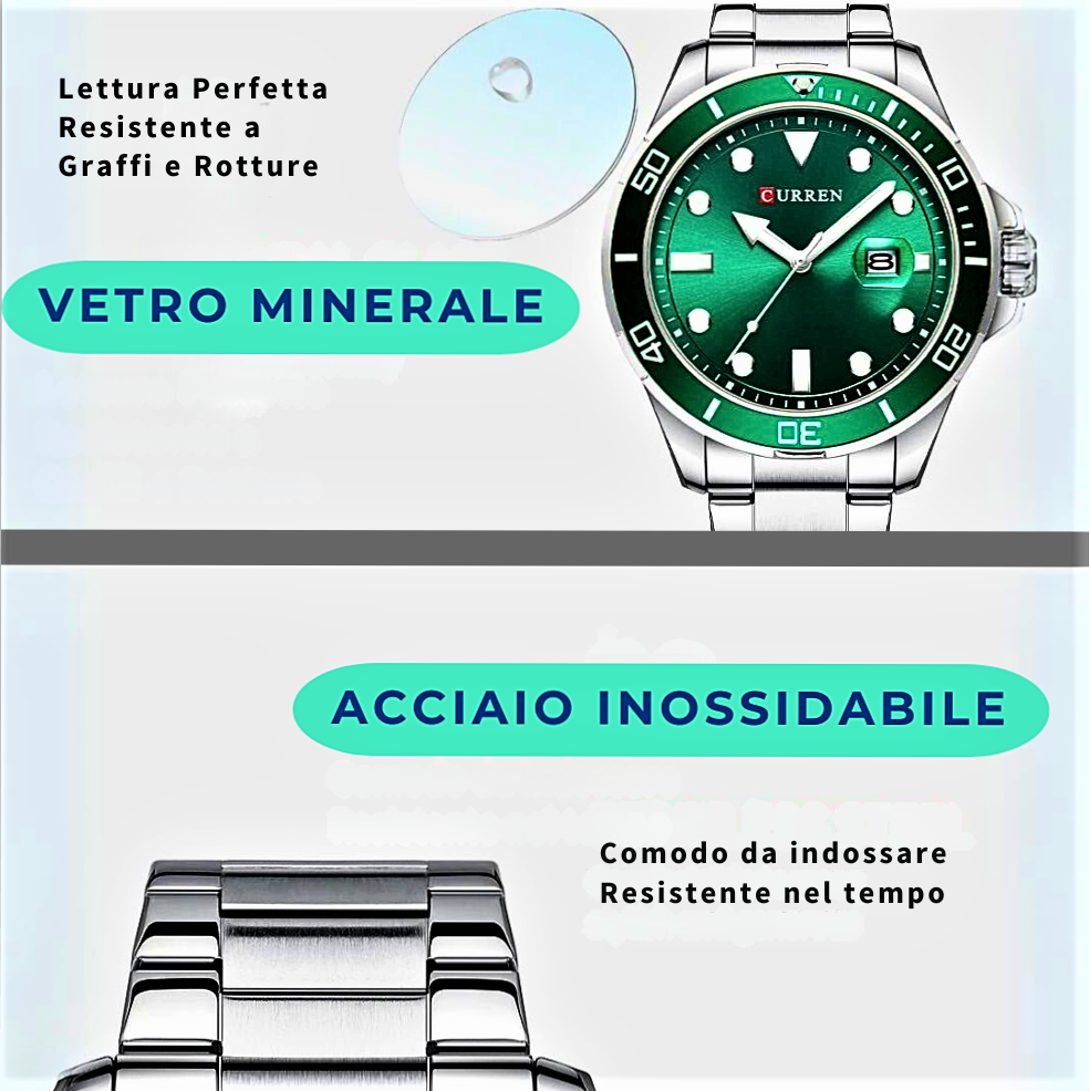 Reloj CURREN: Homenaje al Rolex Submariner