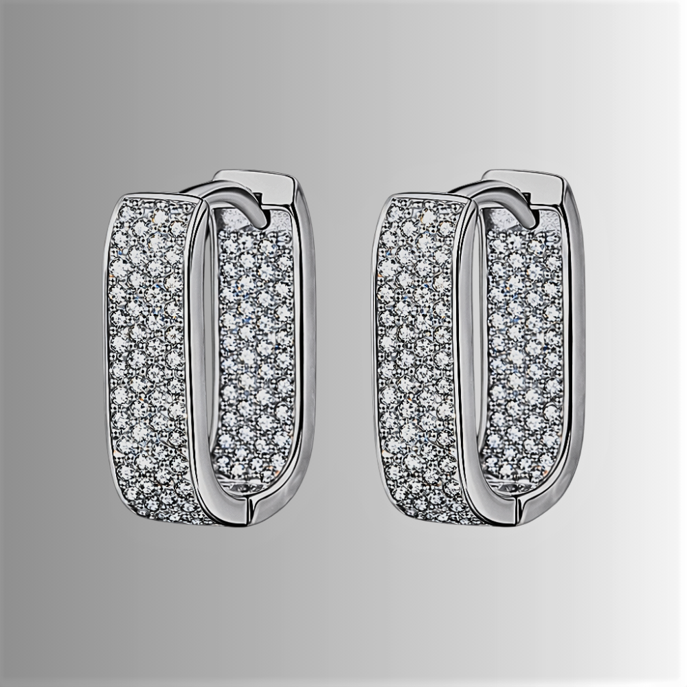 Orecchini con Pavè di Moissaniti per ct 0,92
