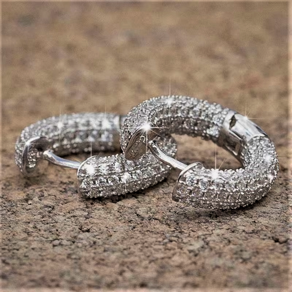 Pendientes de aro de la colección Elegance