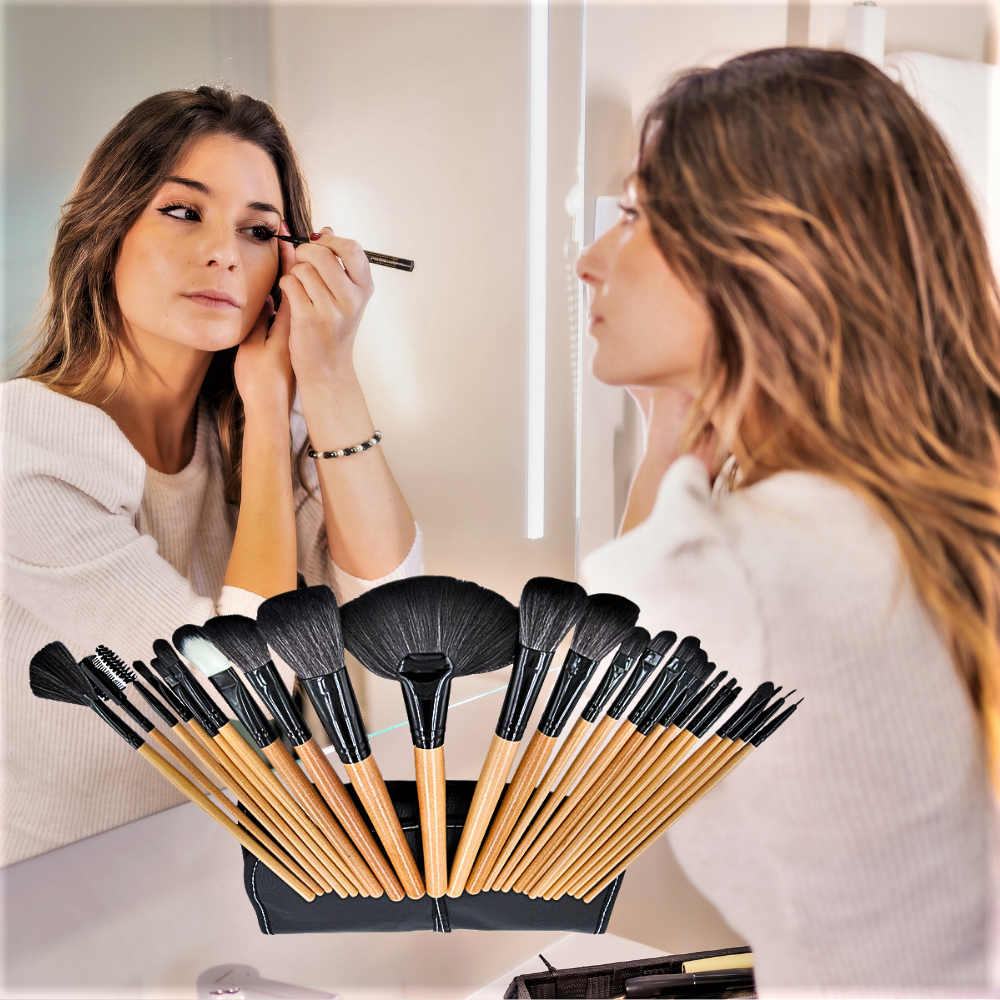 Professional Set of 24 Makeup Brushes