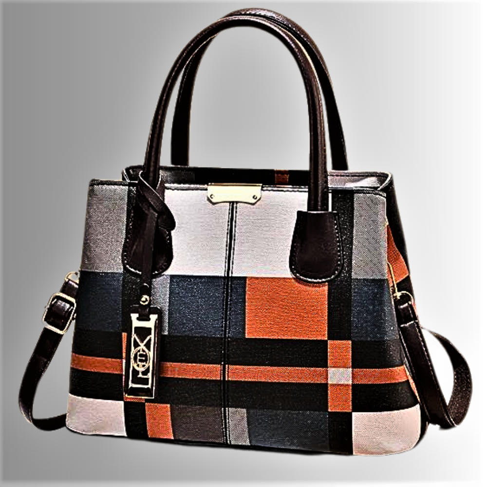 Bolso de moda de tela multicolor La originalidad se une a la modernidad