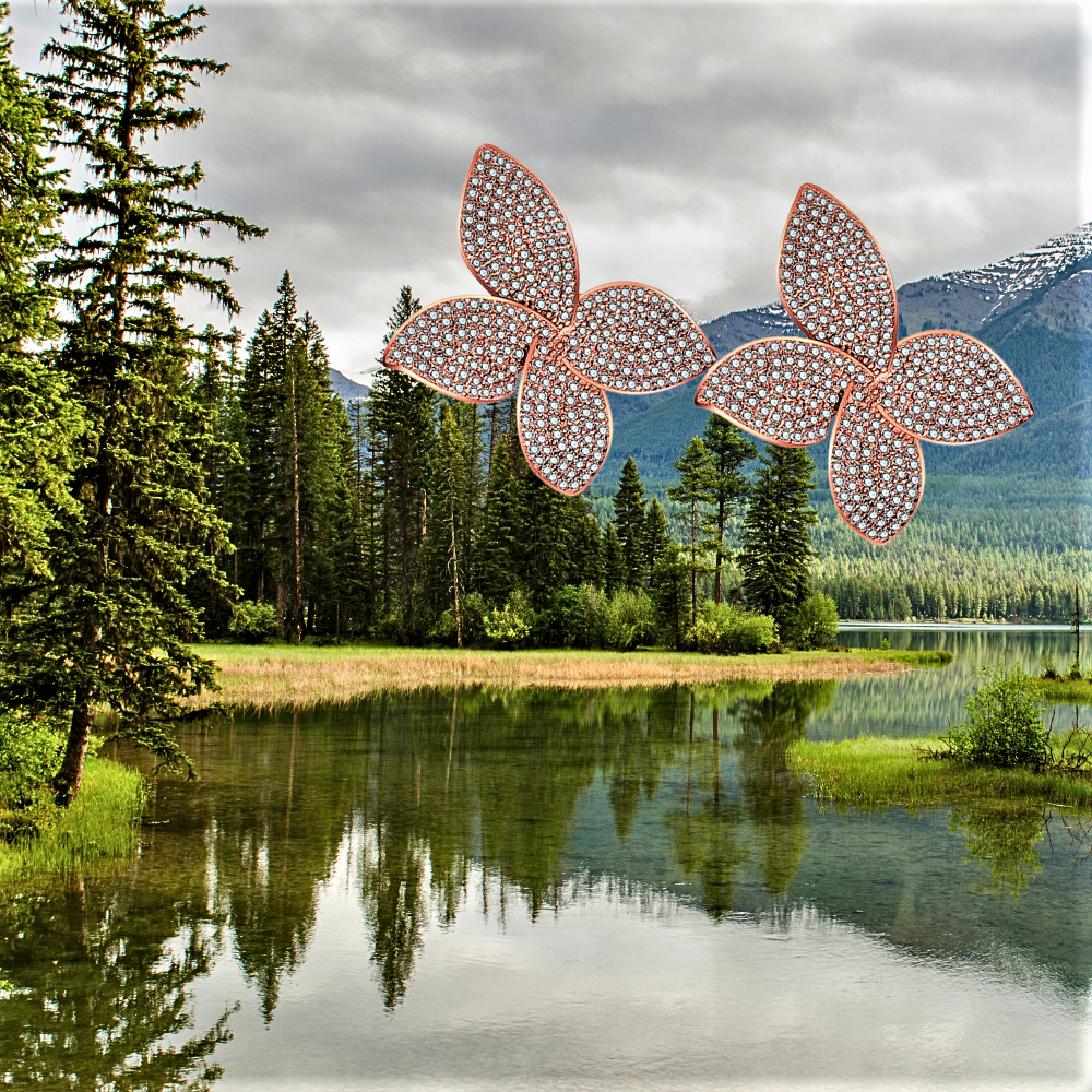 Los pendientes "Mariposa" llevan la naturaleza contigo