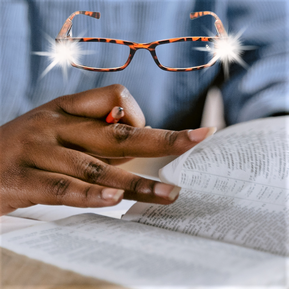 Gafas de lectura LED Leer de noche nunca ha sido tan fácil