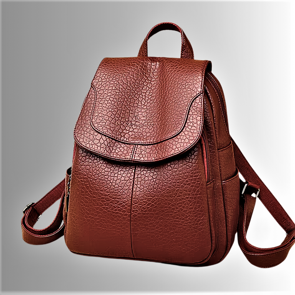 Mochila de piel de becerro martillada: lujo, refinamiento y artesanía