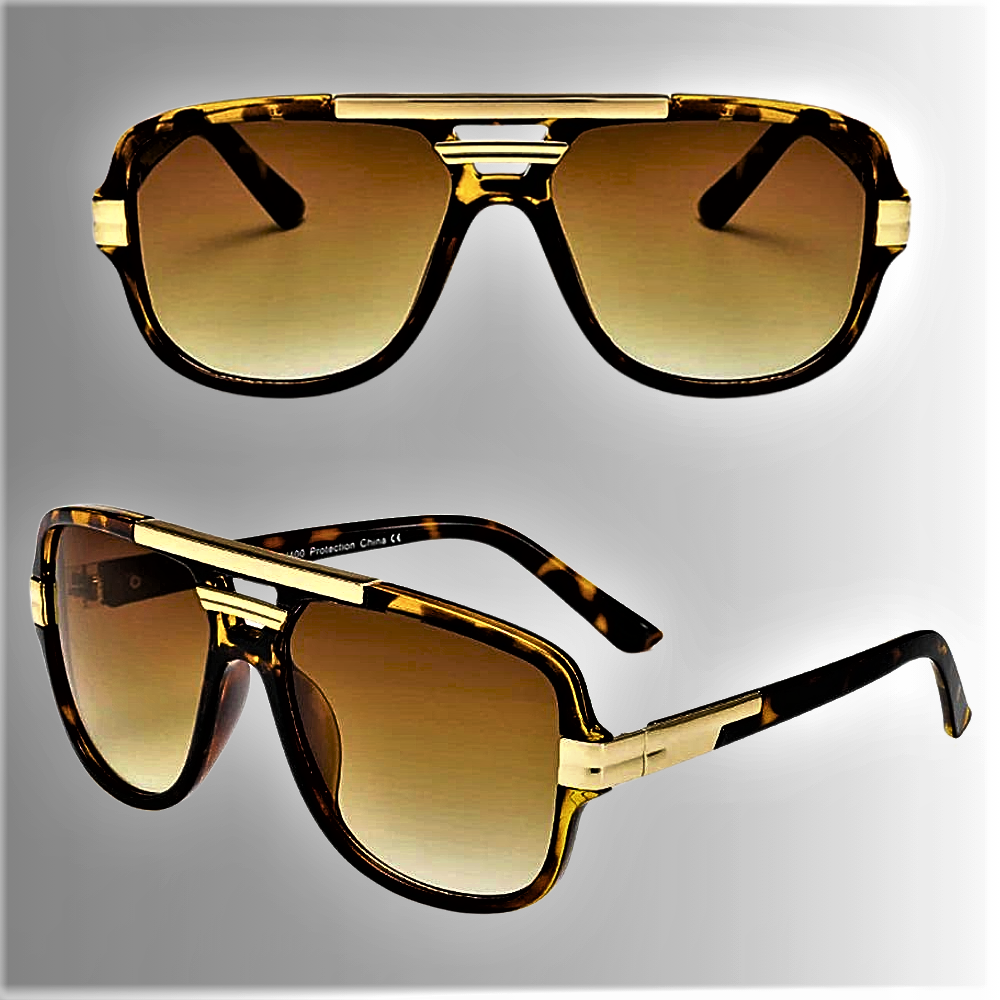 Gafas de sol bicolor: diseño elegante y lujoso