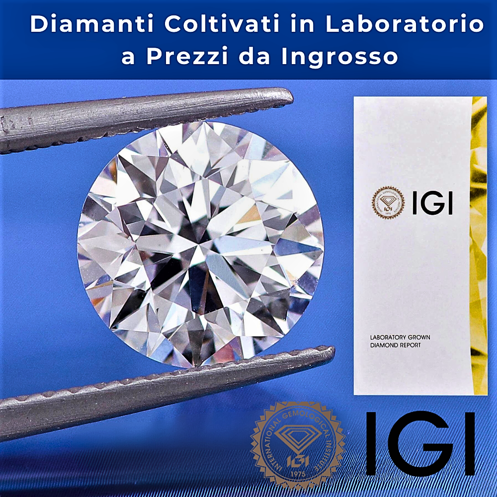 Diamanti Lab Grown Taglio Brillante con Certificato IGI