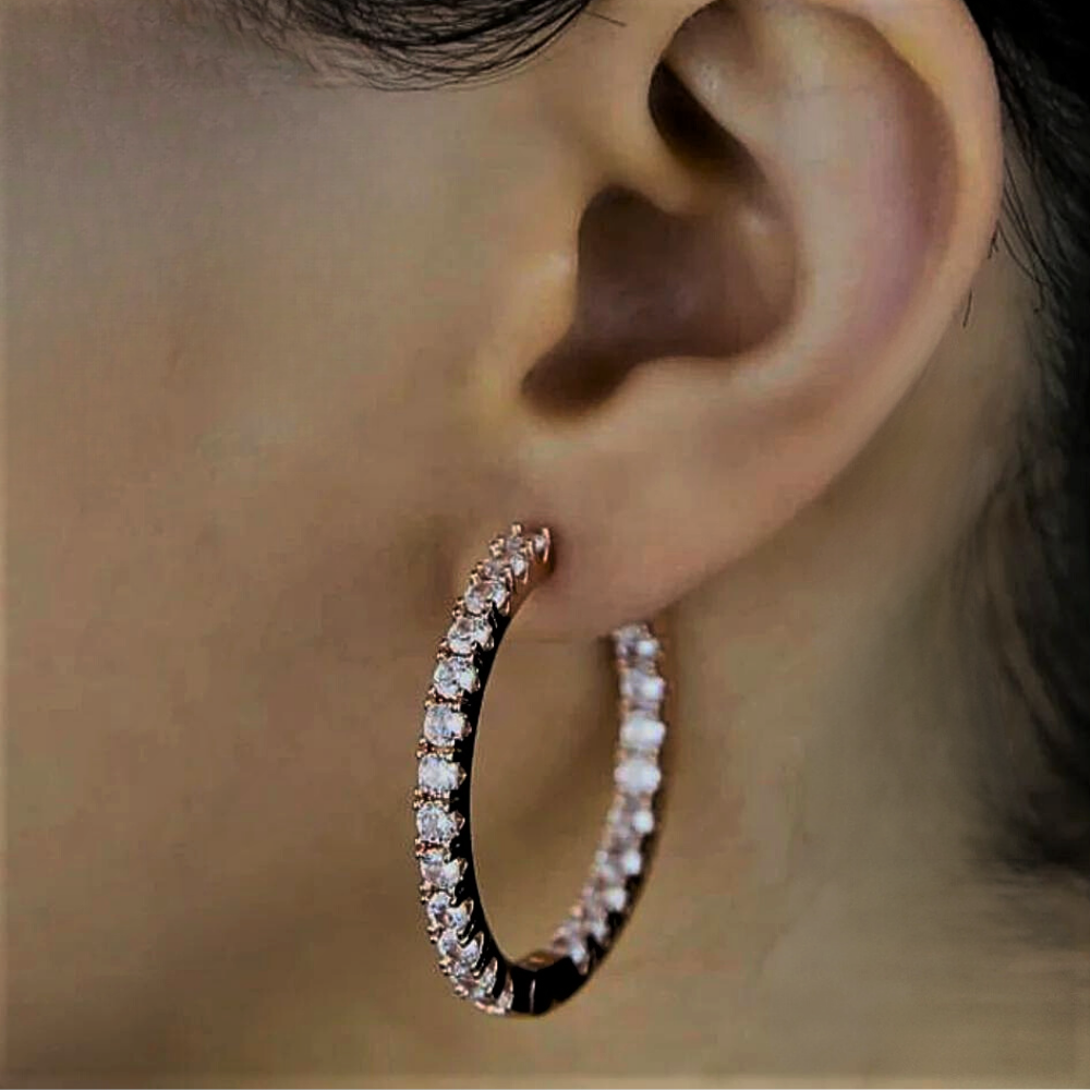 Pendientes "Círculos de Luz" Elegancia y Estilo