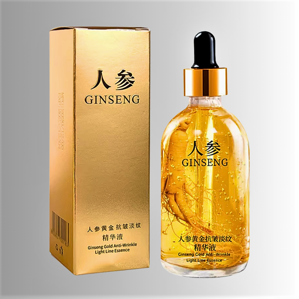 Siero Innovativo Anti-Age con Ginseng, Astaxantina, Acido Ialuronico e Polipeptidi d’Oro