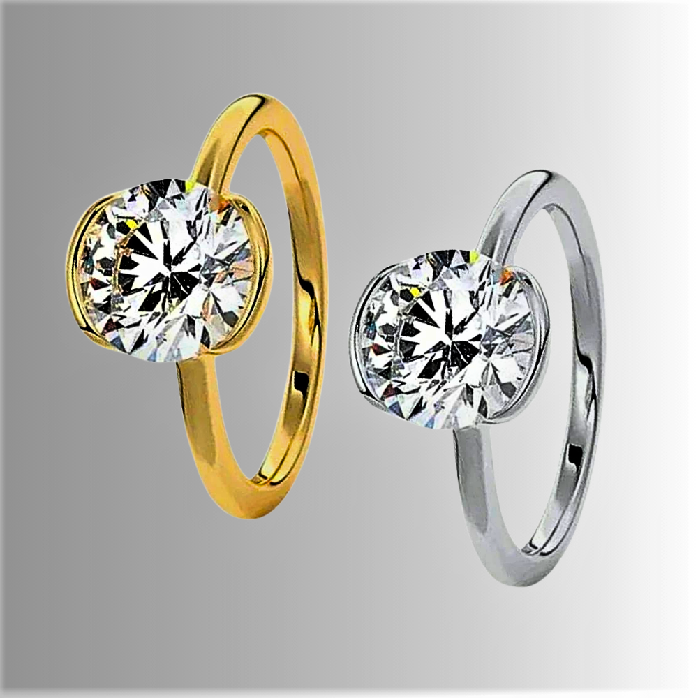 Solitaire "Light On": Timeless Splendor