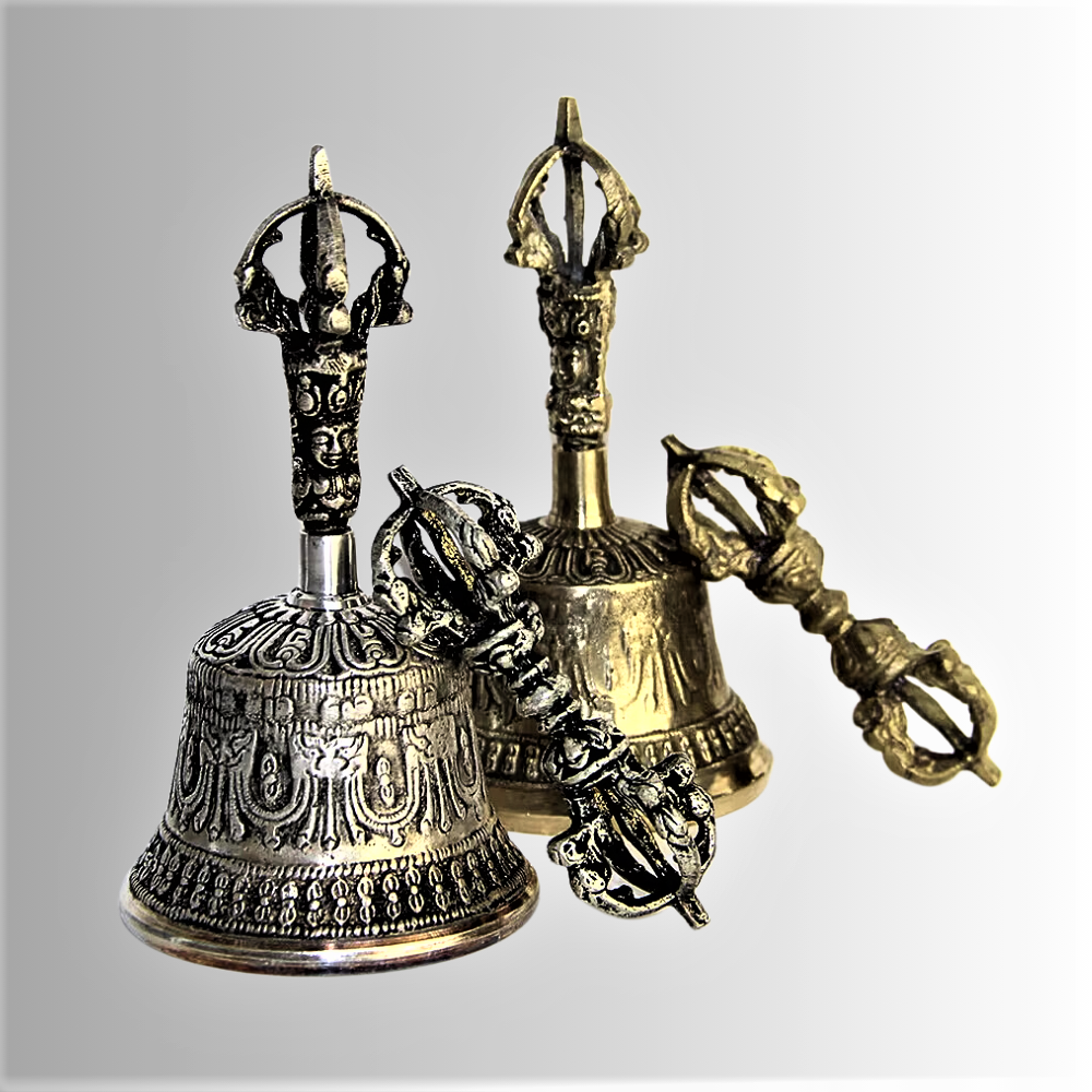 Campana de meditación budista tibetana y juego de dorje: encuentre la armonía interior