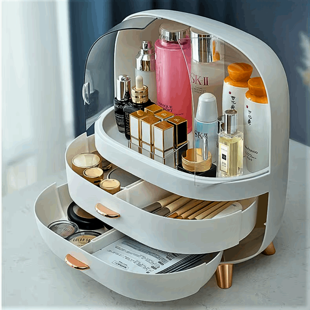 Organizer per Make-Up GlamLuxe: Eleganza e Funzionalità per la Tua Toilette