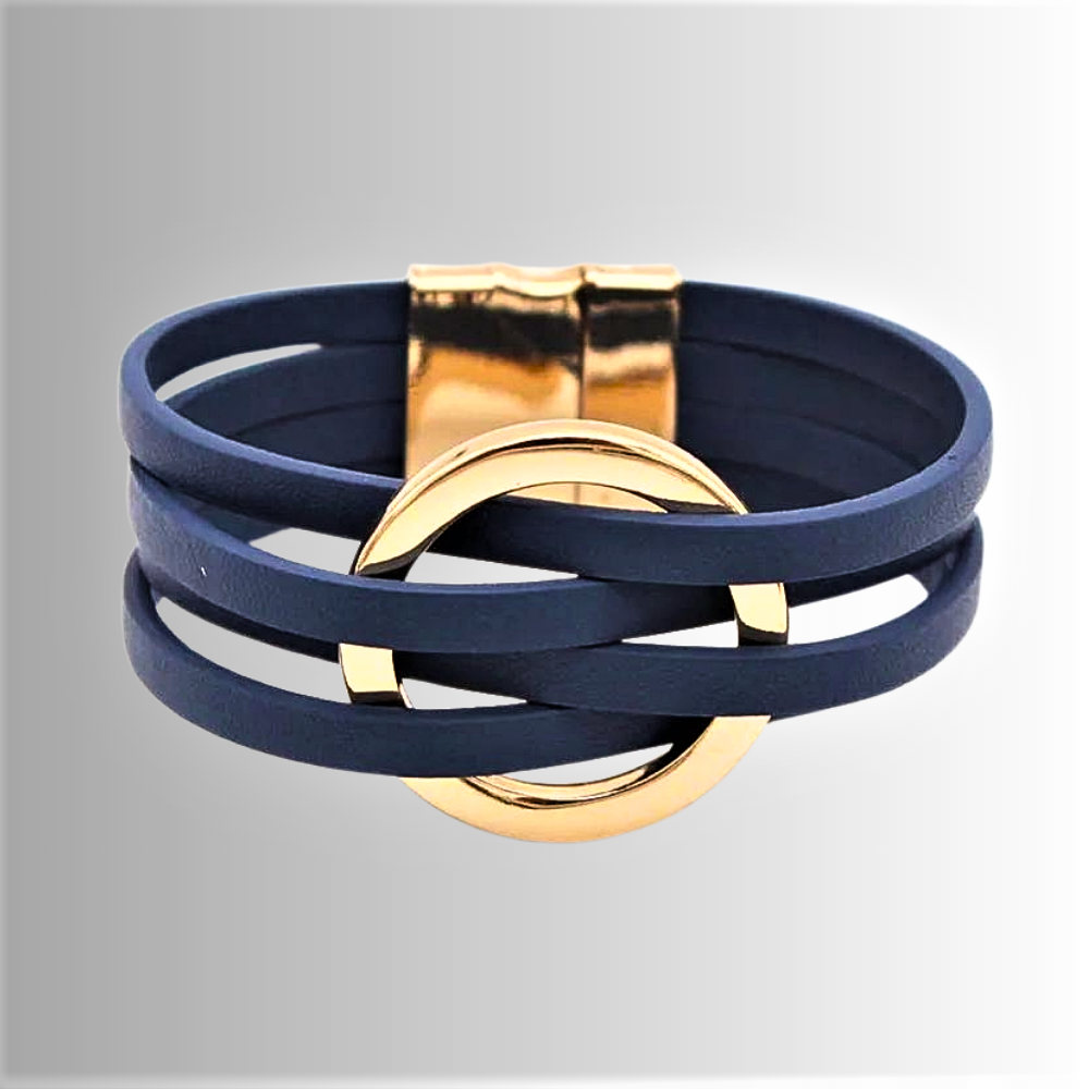 Pulsera de piel de vaca auténtica Modernidad y sostenibilidad se unen