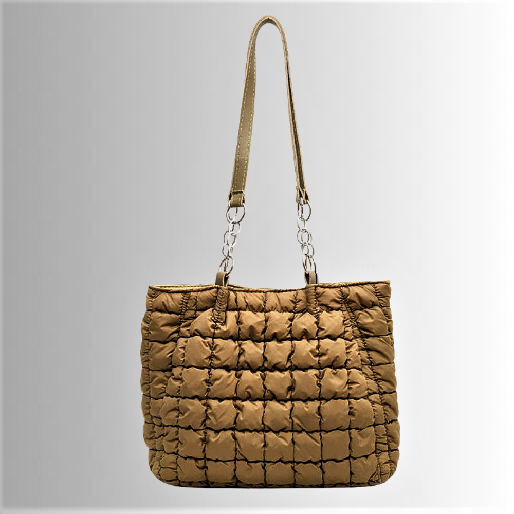 Bolso de nailon acolchado La elegancia se une a la cotidianidad