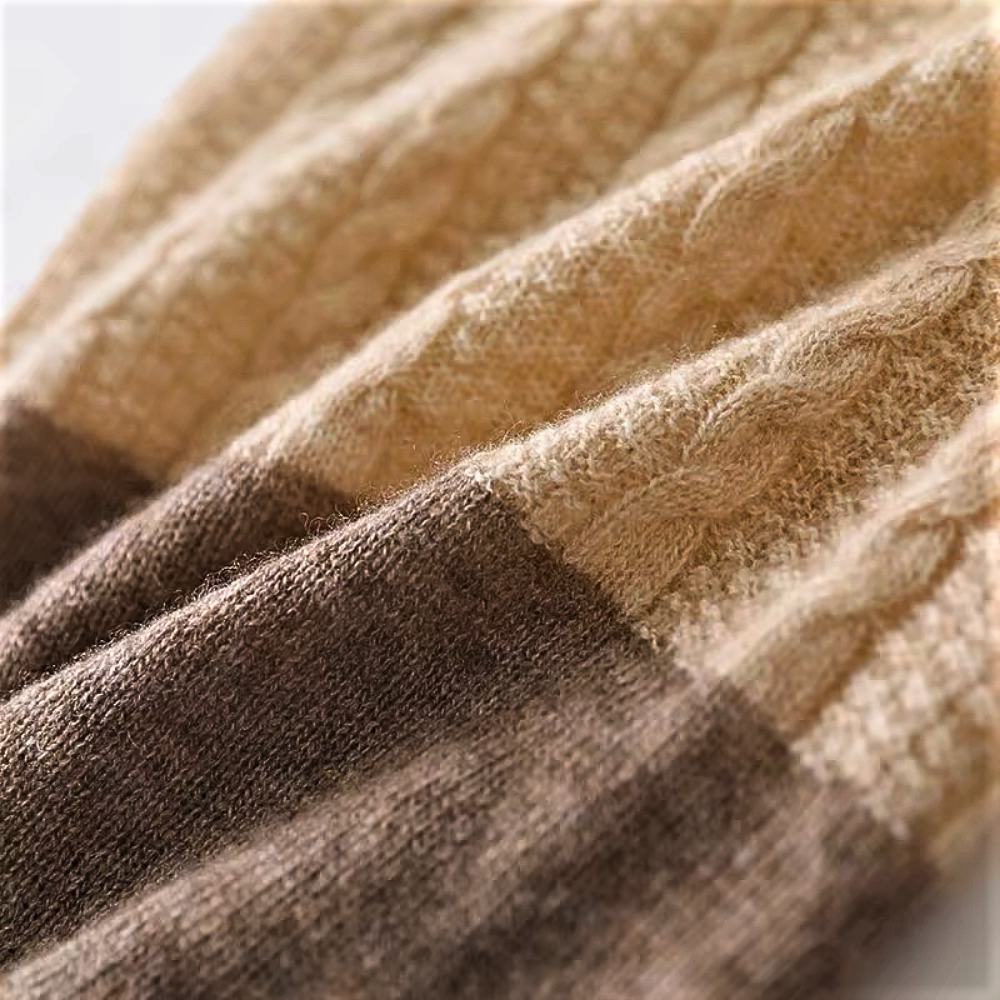 100% Pure Cashmere Neck Warmer: Luxury with a Touch of Originality