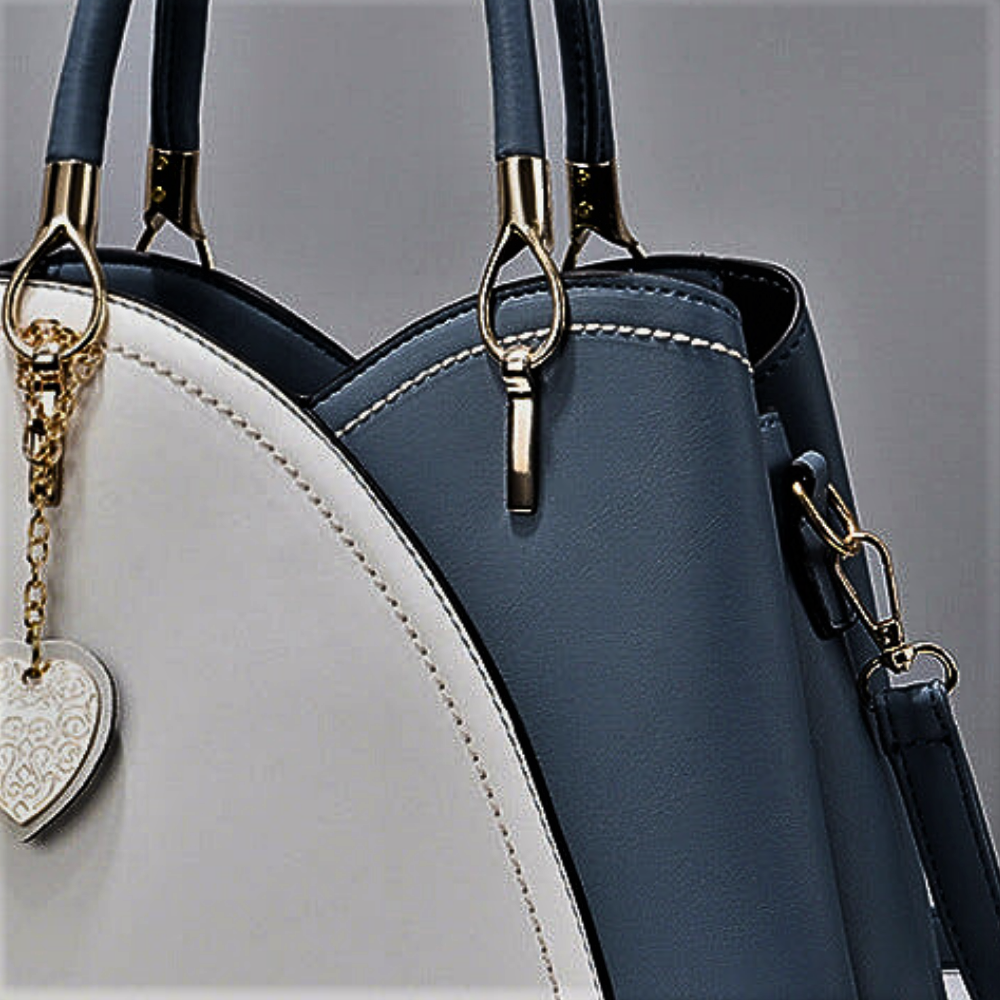 Mini Bolso de Moda Bicolor Icono de Elegancia y Lujo