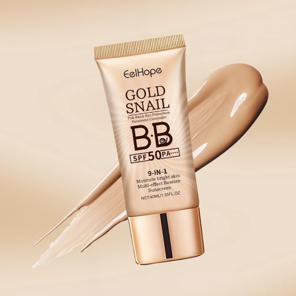 Crema BB e CC con Bava di Lumaca, Nicotinamide e Protezione Solare 50+