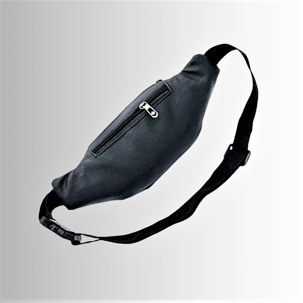 Marsupio a 6 Tasche in Vera Pelle di Vitellino