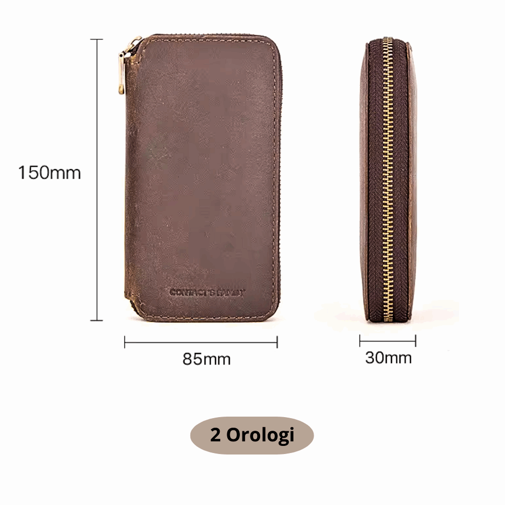 Organizer per Orologi: Eleganza Artigianale e Lusso Intramontabile in Vera Pelle