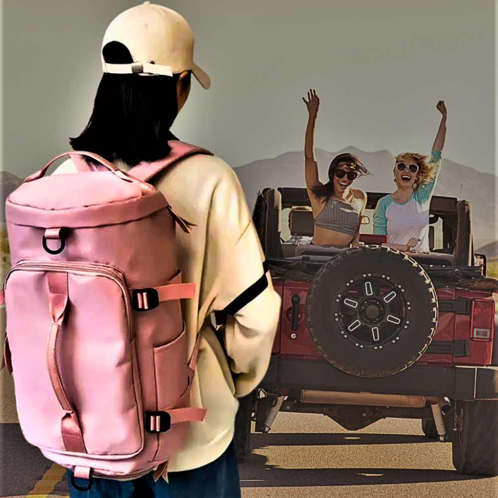 Mochila deportiva de viaje de gran capacidad y organización