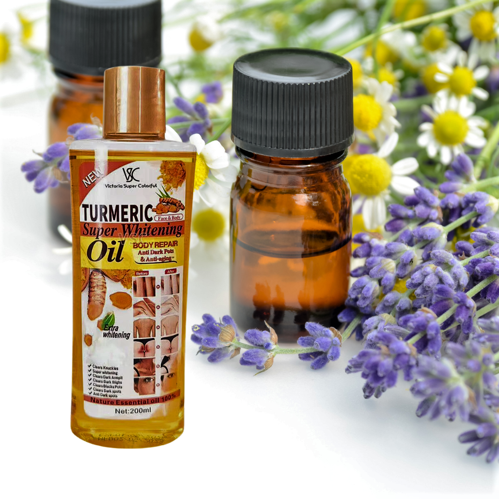Aceite esencial de cúrcuma para masajes y aromaterapia