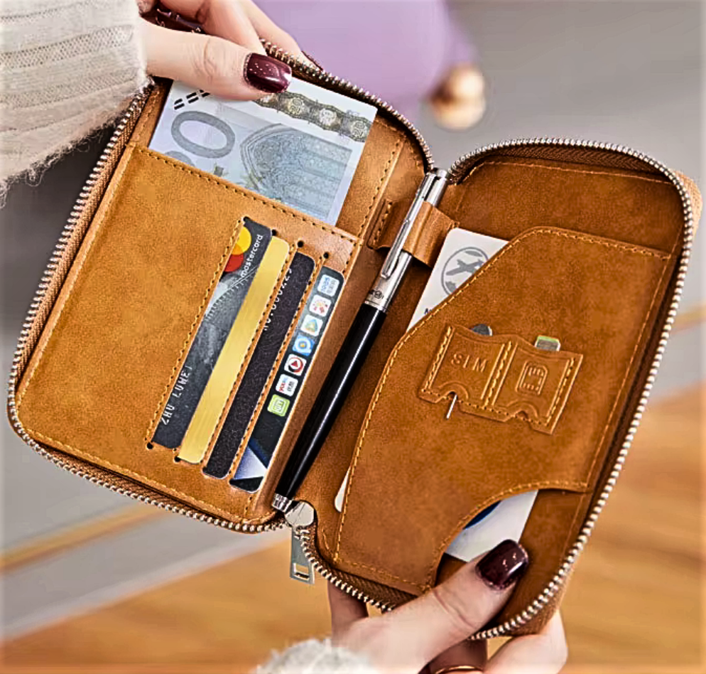 Mini porta pasaporte con tecnología RFID: comodidad y seguridad en movimiento