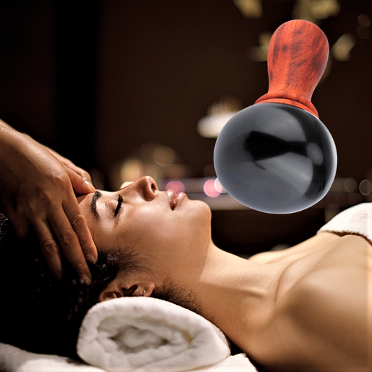 Gua Sha Professionale con Pietra di Bian