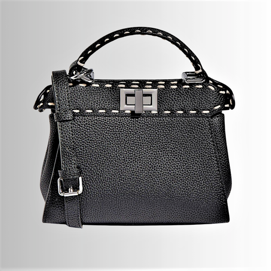 Mini Bag in Pelle di Vitellino Togo Un Capolavoro d'Artigianato