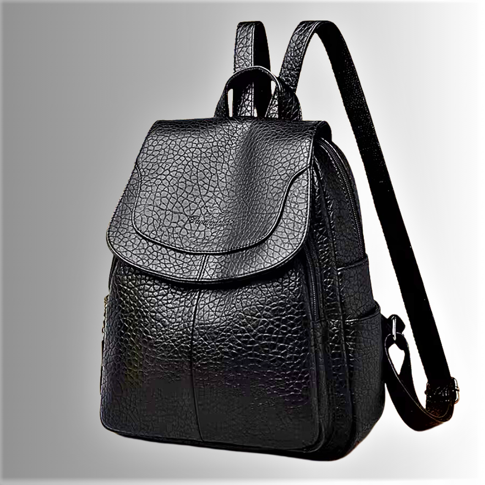 Mochila de piel de becerro martillada: lujo, refinamiento y artesanía