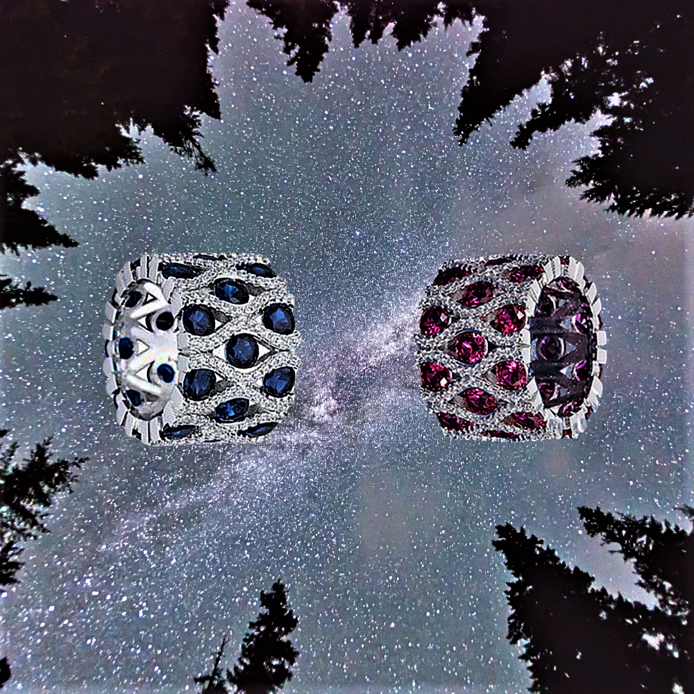 Anillo "Gem Eye" Una mirada brillante al mundo