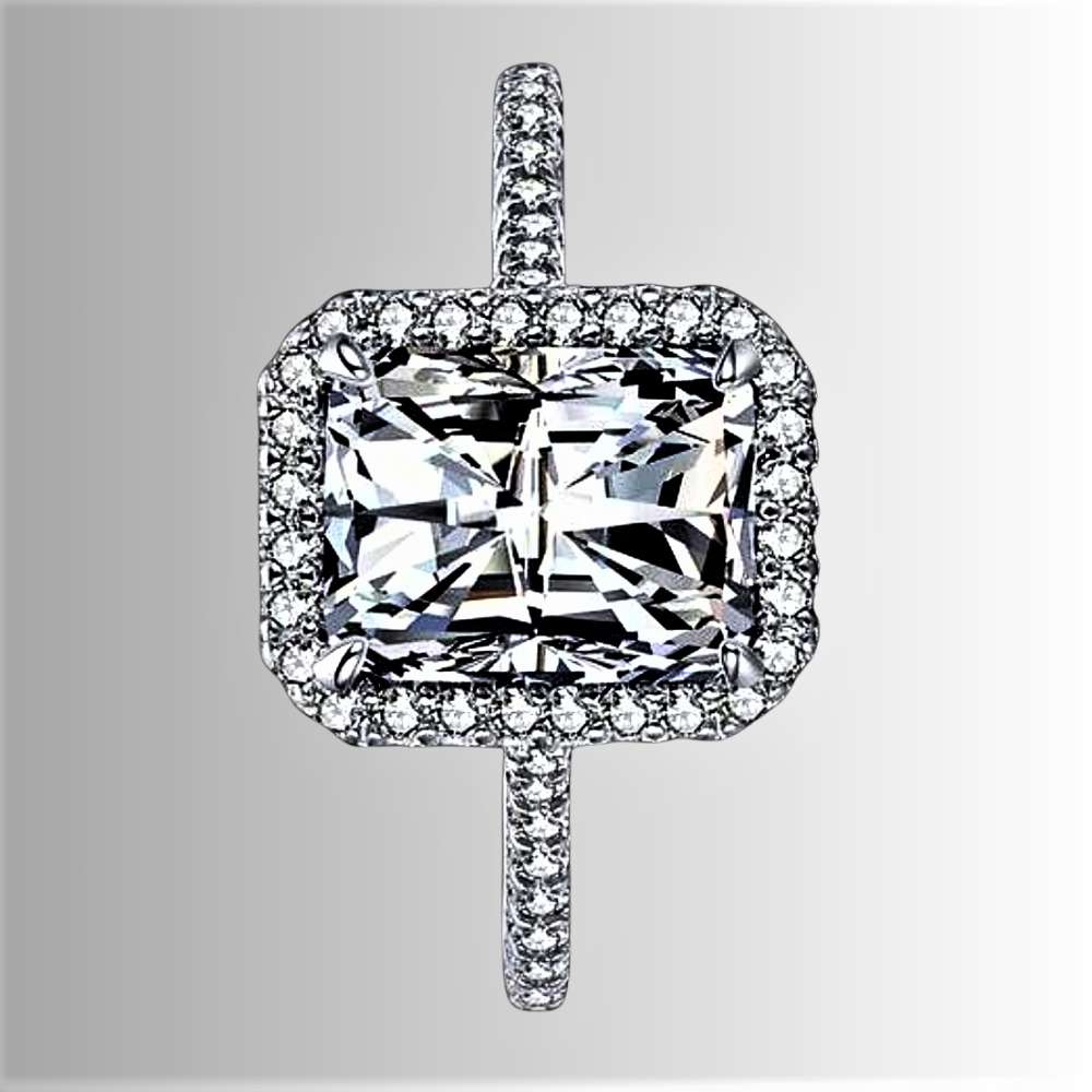 Solitario "Smeraldo Illuminato" Fonte di Luce Pura