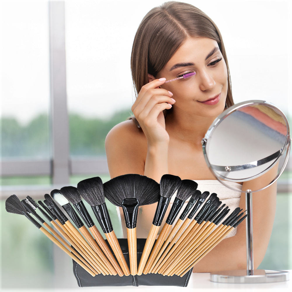 Professional Set of 24 Makeup Brushes