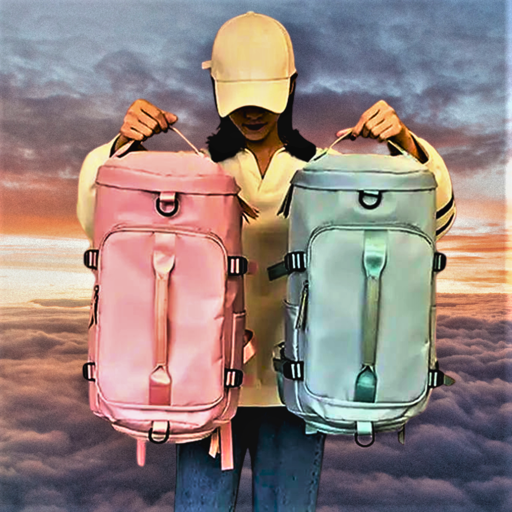 Mochila deportiva de viaje de gran capacidad y organización
