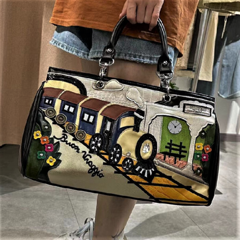 Bolsa "Tren de Colores" Una Explosión de Colores