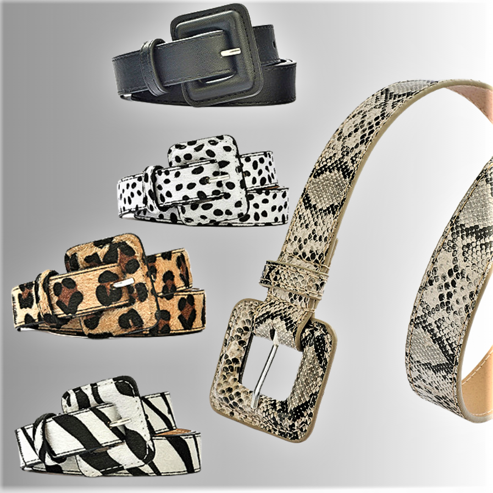 Colección de cinturones únicos y originales de estilo animalier