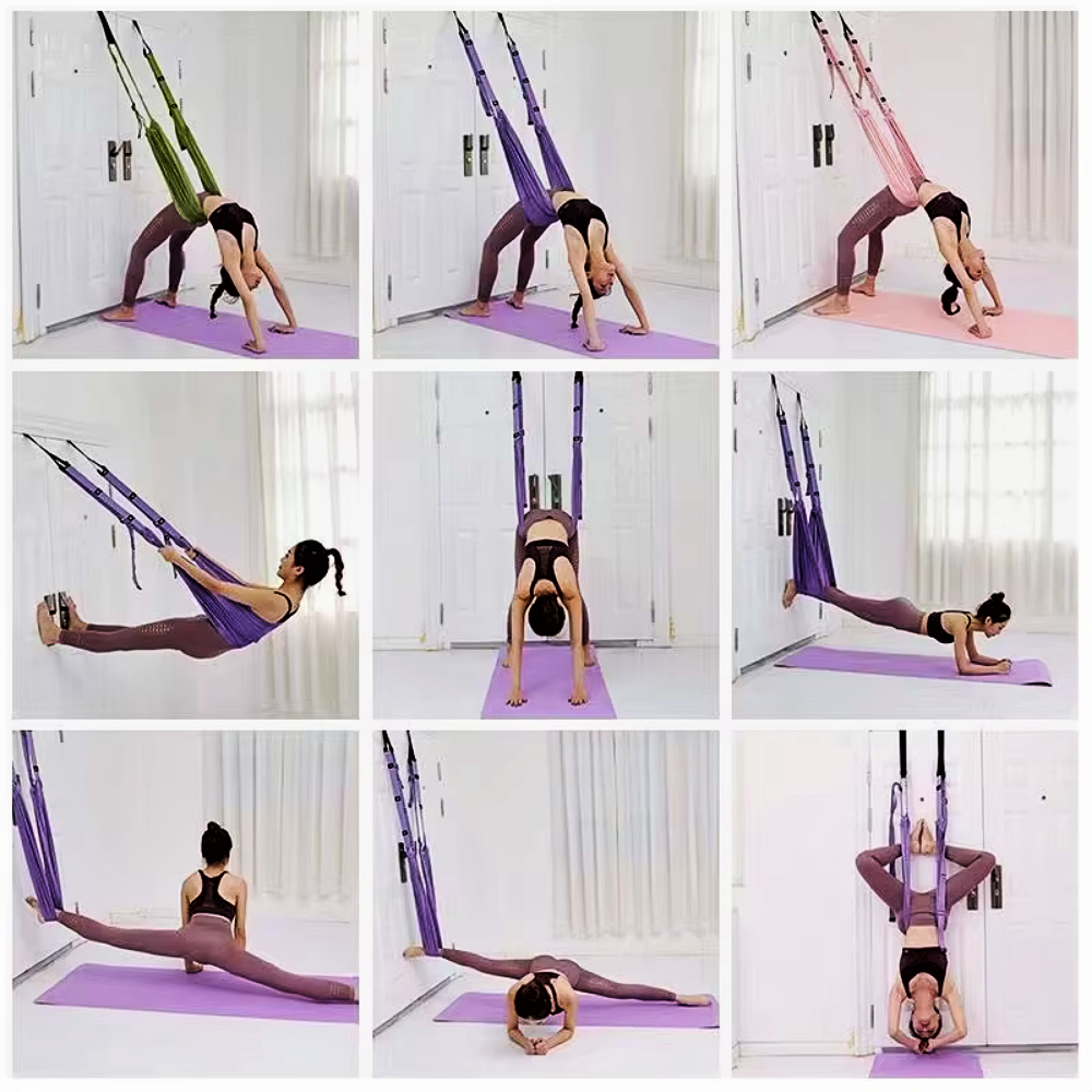 Correa elástica profesional para yoga, fitness y estiramientos