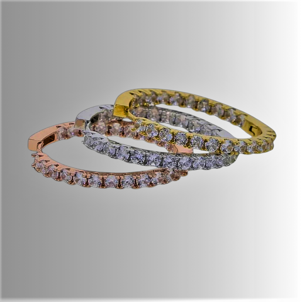 Pendientes "Círculos de Luz" Elegancia y Estilo