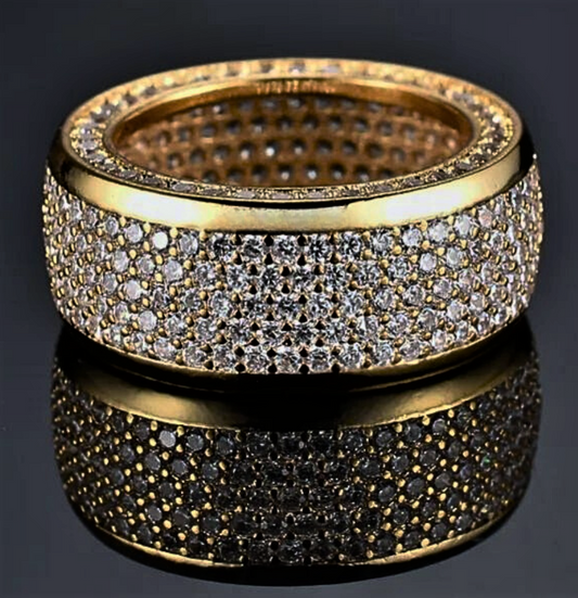 Anello "Cerchio Radiante" Fascio di Luce in Movimento