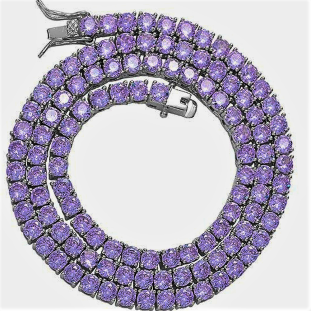 Collares de tenis “Arcoíris”: una explosión de colores