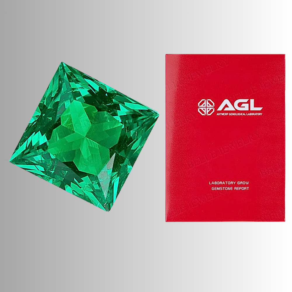 Smeraldi Colombiani Lab Grown Taglio Princess