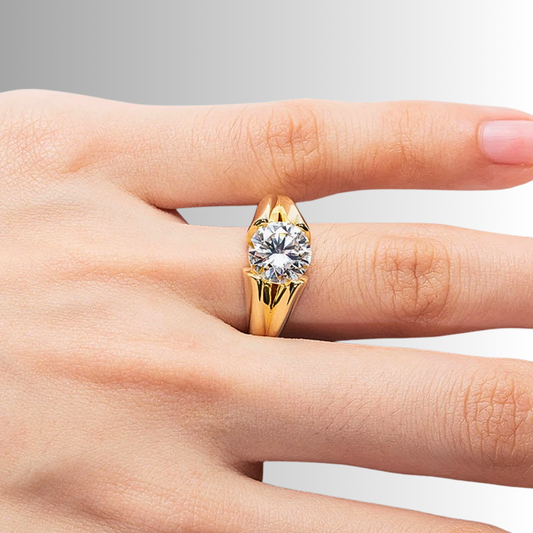 Solitario con Moissanite per ct 3,00