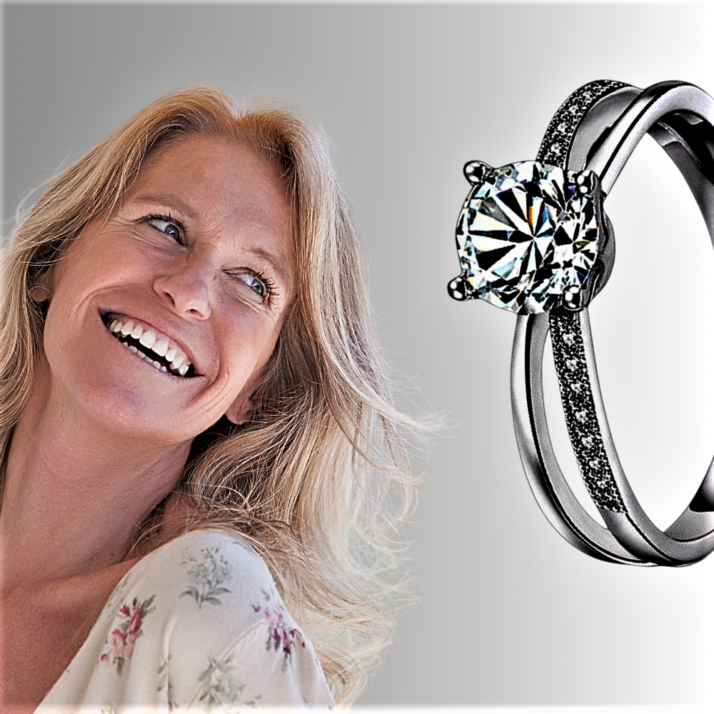 Solitario "Doppio Gambo" Modello Classico Ricco di Fascino